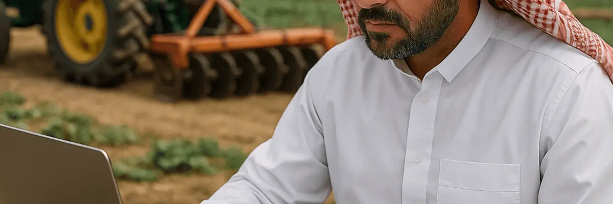 Illustration of accounts receivable management for the agricultural equipment and services sector for enterprise in Abha