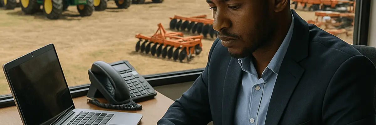 Illustration of accounts receivable management for the agricultural equipment and services sector in Addis Ababa