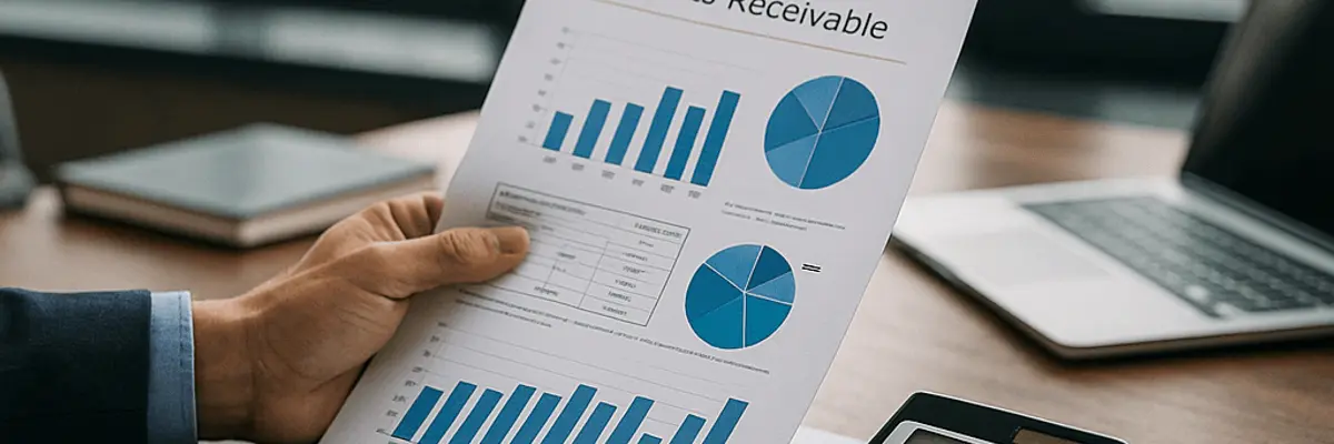 Illustration of accounts receivable management for the commercial banking services sector for enterprise