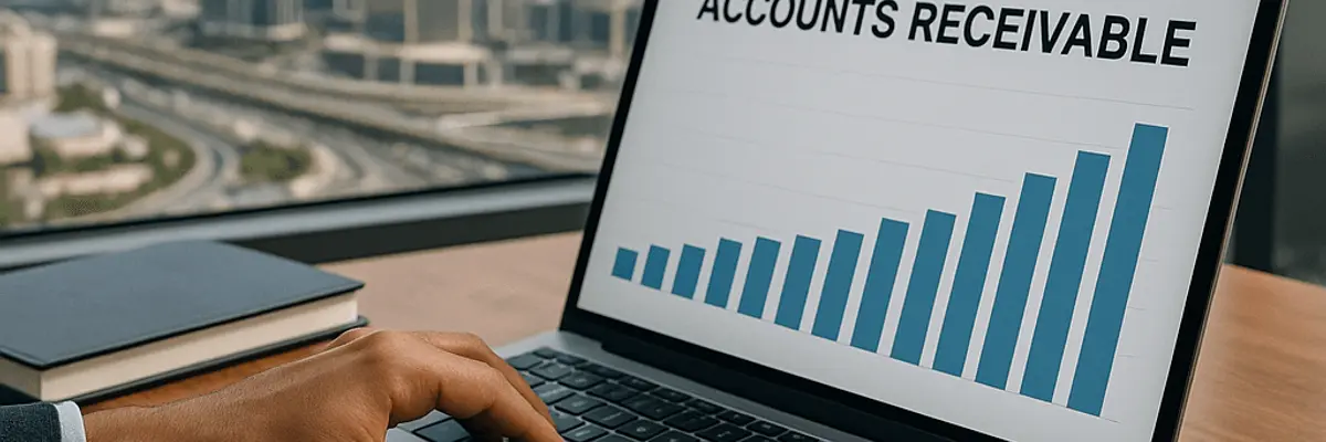 Illustration of accounts receivable management for enterprise in Dubai