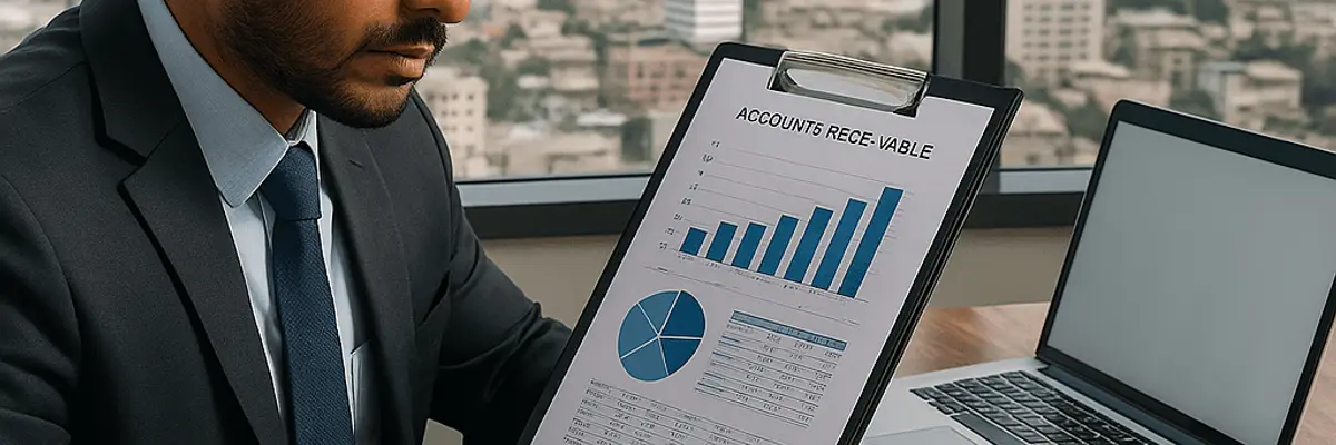 Illustration of accounts receivable management for enterprise in Karachi