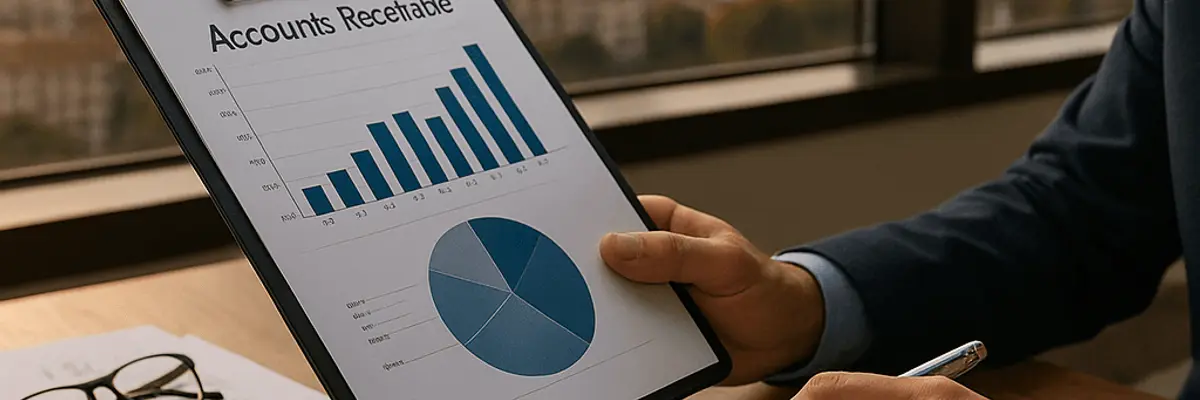 Illustration of accounts receivable management for enterprise in Madrid