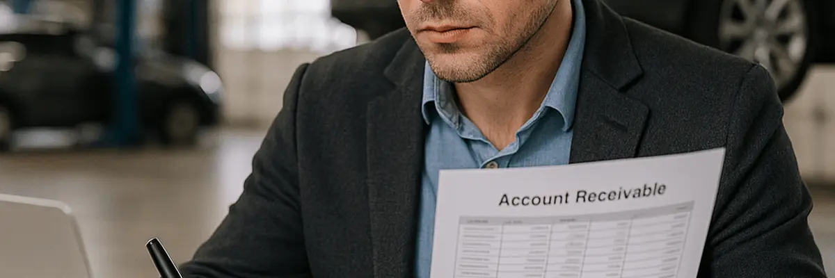 Illustration of accounts receivable management for the automotive sector for the founders