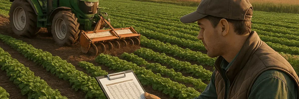 Illustration of accounts receivable management for the agriculture and agribusiness sector in Istanbul
