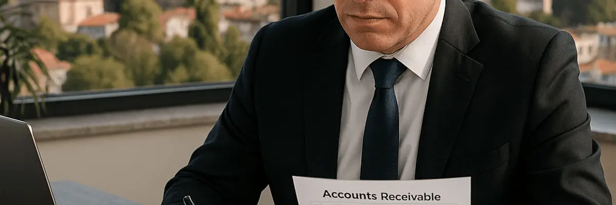 Illustration of accounts receivable management for the internal audit department in Istanbul