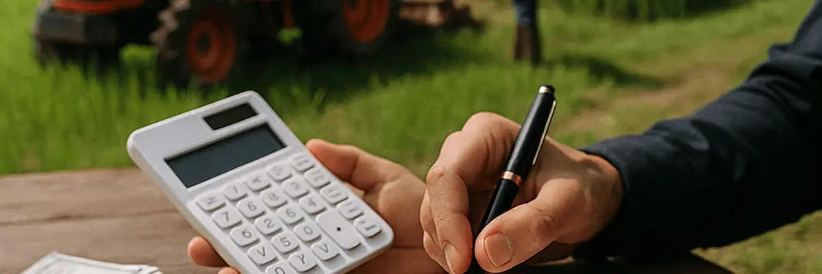 Illustration of accounts receivable management for the agricultural equipment and services sector in Jakarta