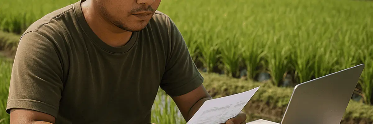Illustration of accounts receivable management for the agriculture and agribusiness sector in Jakarta