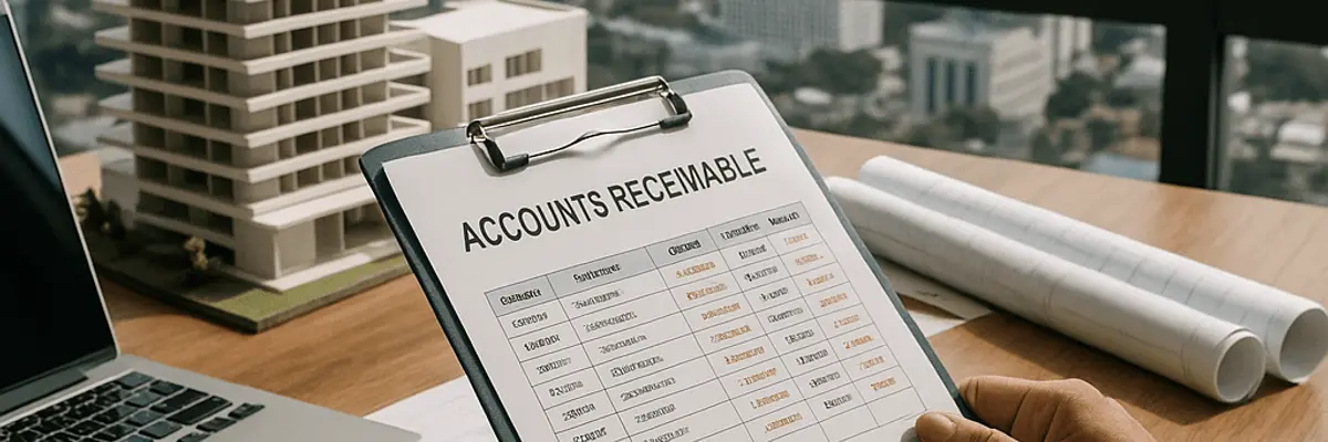 Illustration of accounts receivable management for the architecture firms sector in Jakarta