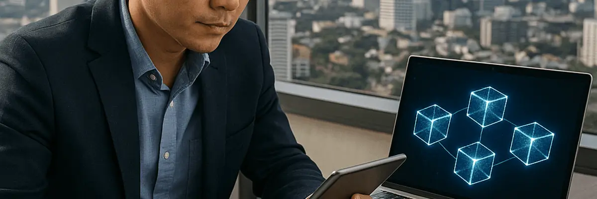 Illustration of accounts receivable management for the blockchain technology sector in Jakarta