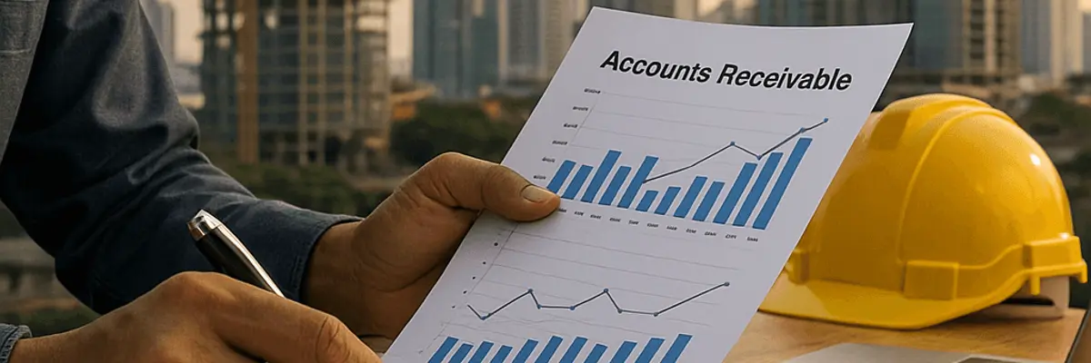 Illustration of accounts receivable management for the construction sector in Jakarta