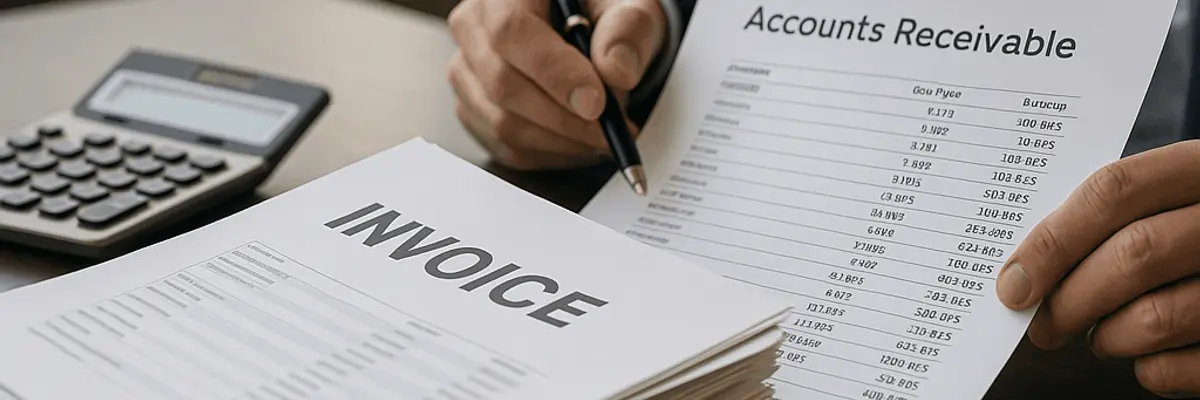 Illustration of accounts receivable management for the accounting and tax services sector for large businesses in Abha