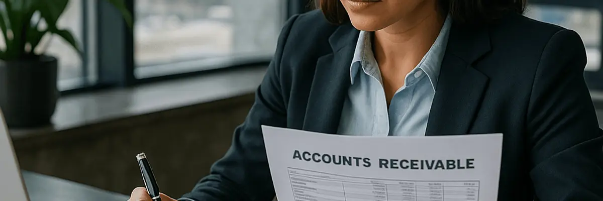 Illustration of accounts receivable management for the aerospace and defense sector for large businesses in Abha