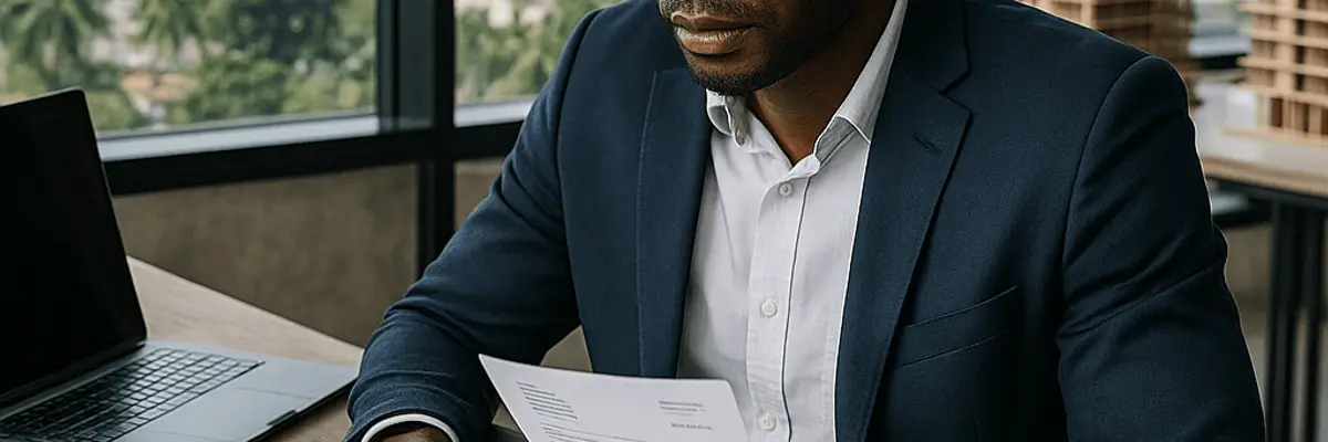 Illustration of accounts receivable management for the architecture firms sector for large businesses in Abidjan