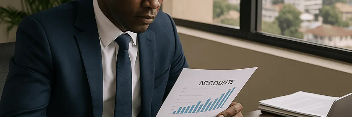 Illustration of accounts receivable management for large businesses in Accra