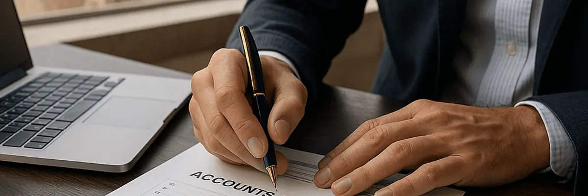 Illustration of accounts receivable management for large businesses in Ahvaz