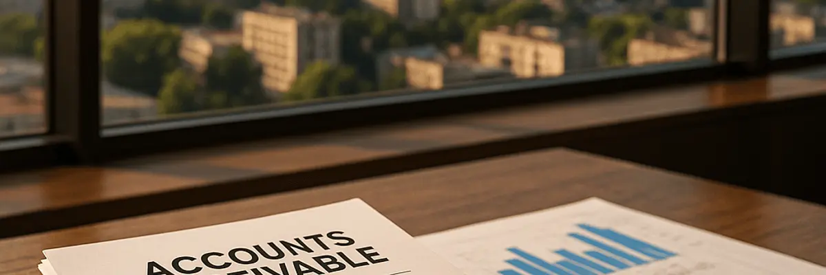 Illustration of accounts receivable management for large businesses in Almaty
