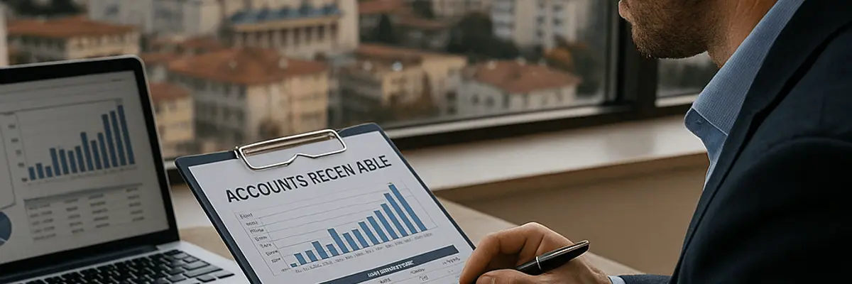 Illustration of accounts receivable management for large businesses in Ankara