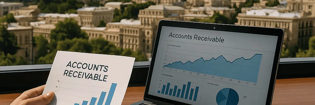 Illustration of accounts receivable management for large businesses in Baku