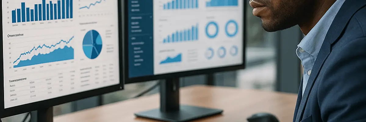 Illustration of accounts receivable management for the business analytics and ai sector for large businesses