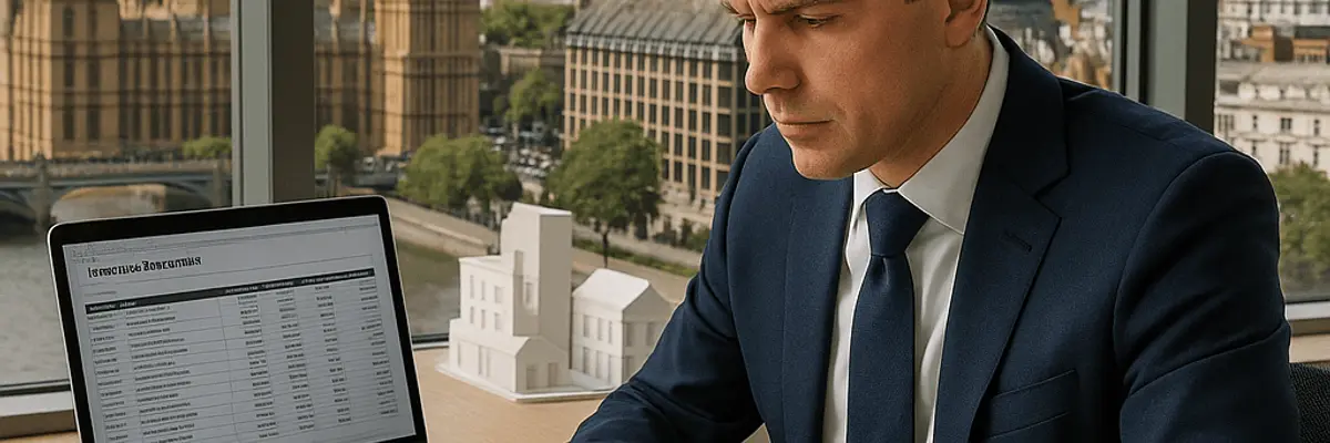 Illustration of accounts receivable management for the architecture firms sector for the founders in London
