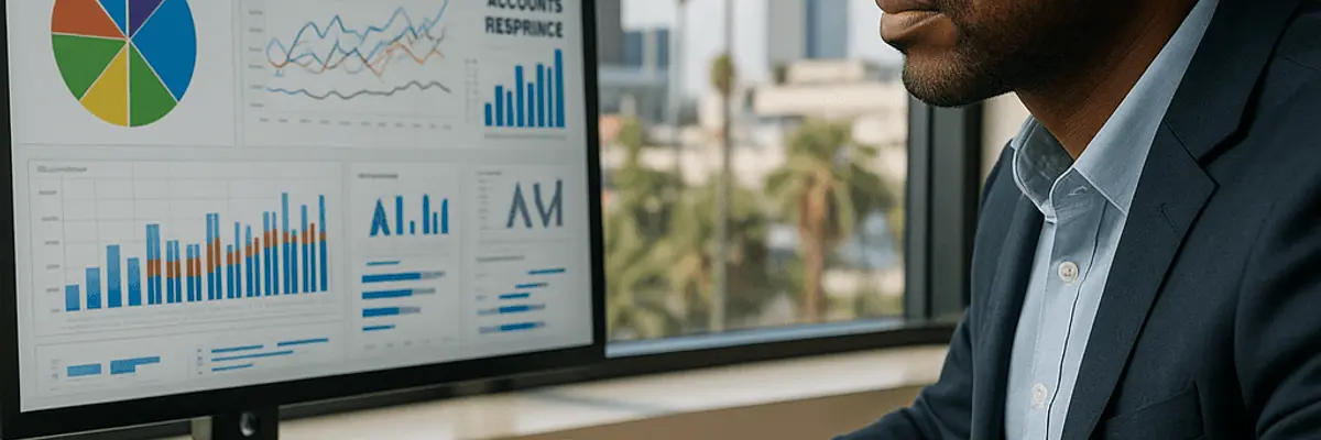 Illustration of accounts receivable management for the business analytics and ai sector in Los Angeles