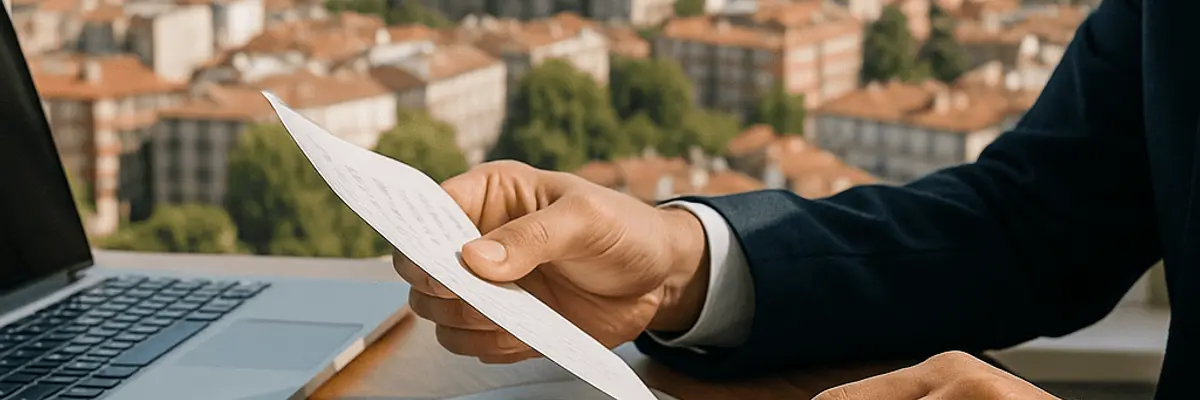 Illustration of accounts receivable management for the accounting and tax services sector in Madrid