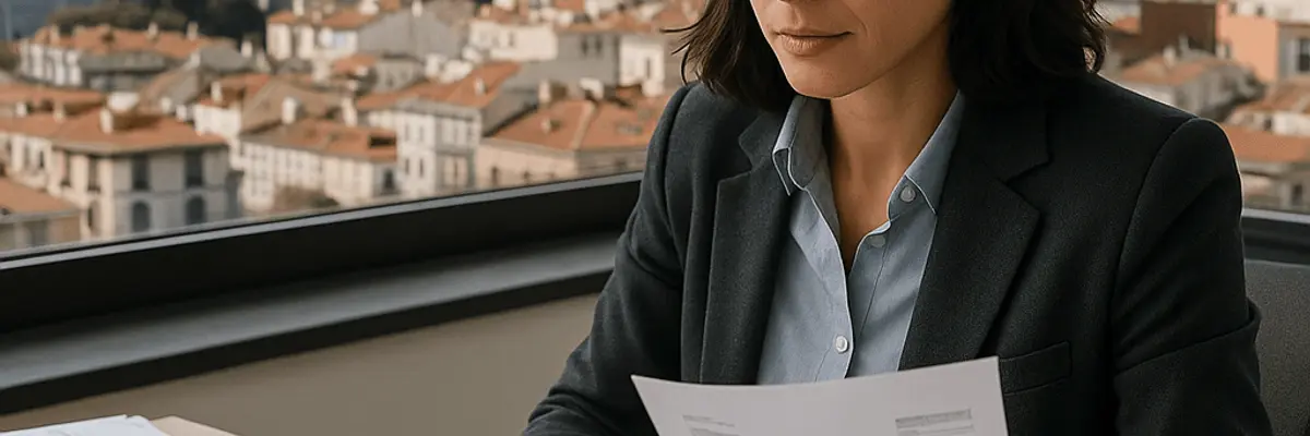 Illustration of accounts receivable management for the accounts payable team in Madrid