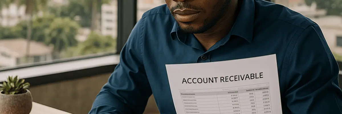 Illustration of accounts receivable management for medium businesses in Abidjan