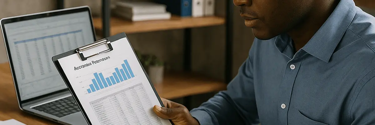 Illustration of accounts receivable management for the chemical distribution sector for medium businesses in Abidjan