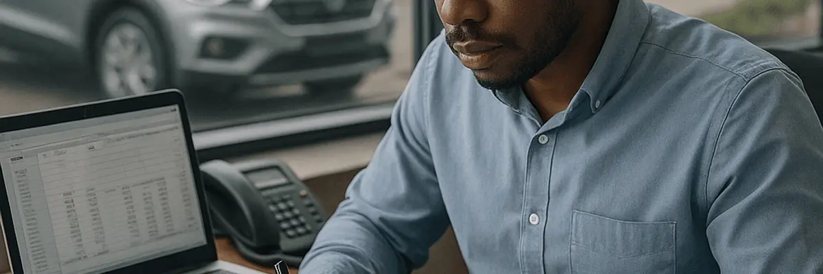 Illustration of accounts receivable management for the automotive sector for medium businesses in Abidjan