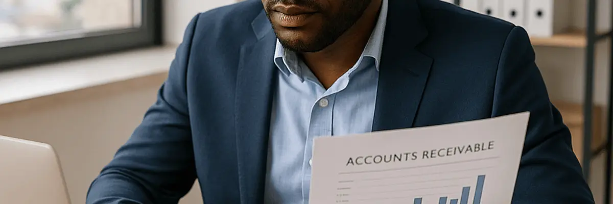 Illustration of accounts receivable management for the cloud services and hosting sector for medium businesses in Accra