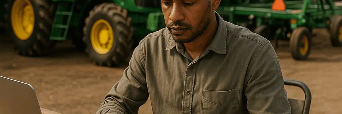 Illustration of accounts receivable management for the agricultural equipment and services sector in Addis Ababa