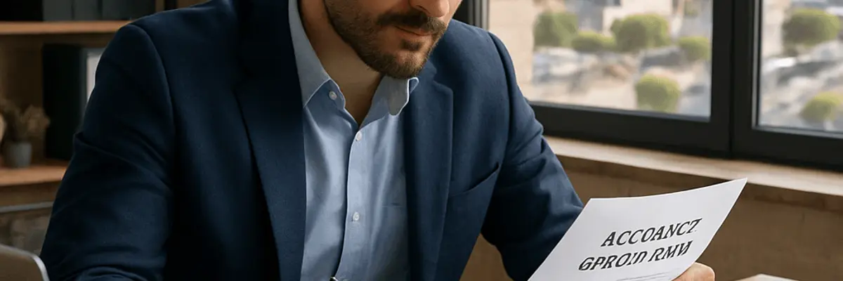 Illustration of accounts receivable management for medium businesses in Baku
