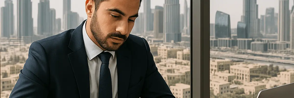Illustration of accounts receivable management for the architecture firms sector for medium businesses in Dubai