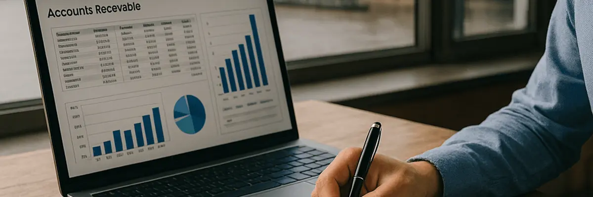 Illustration of accounts receivable management for medium businesses in London