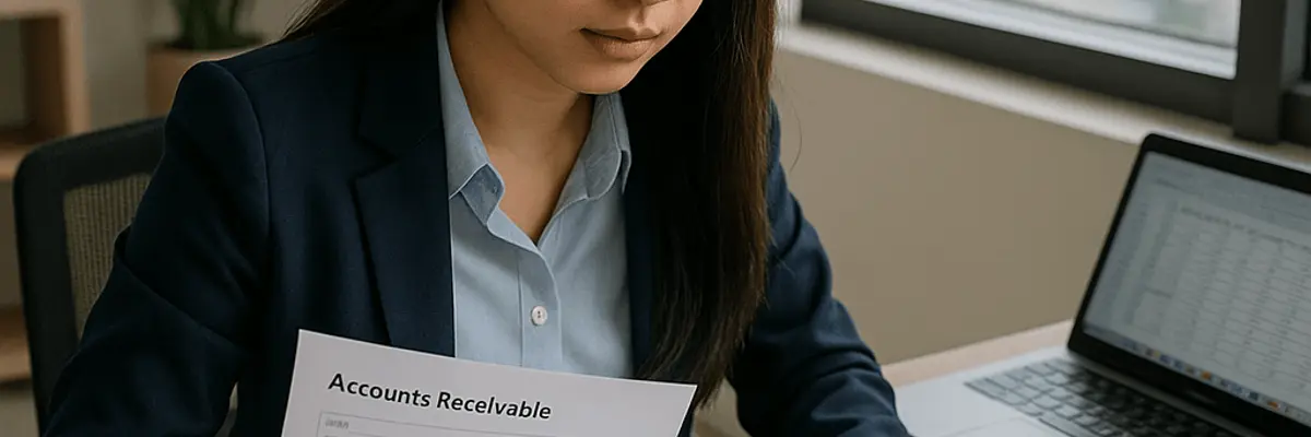 Illustration of accounts receivable management for medium businesses for the payroll team in Manila
