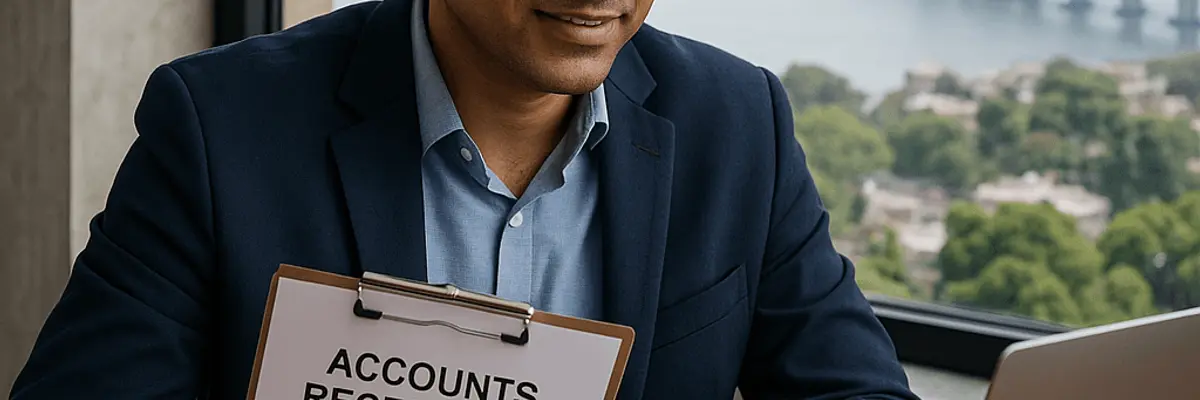 Illustration of accounts receivable management for medium businesses for the founders in Mumbai