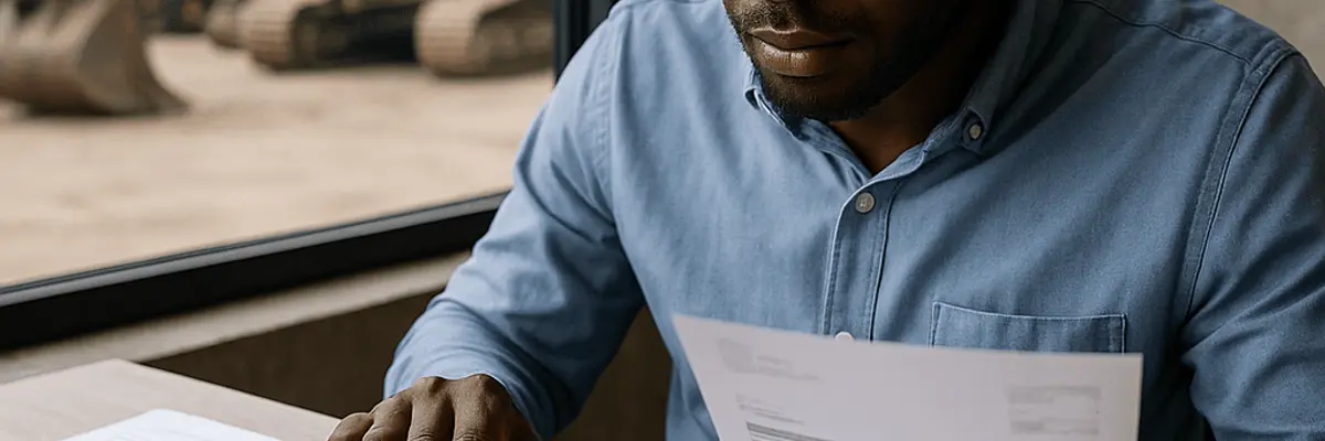Illustration of accounts receivable management for the construction equipment suppliers sector for micro businesses in Accra