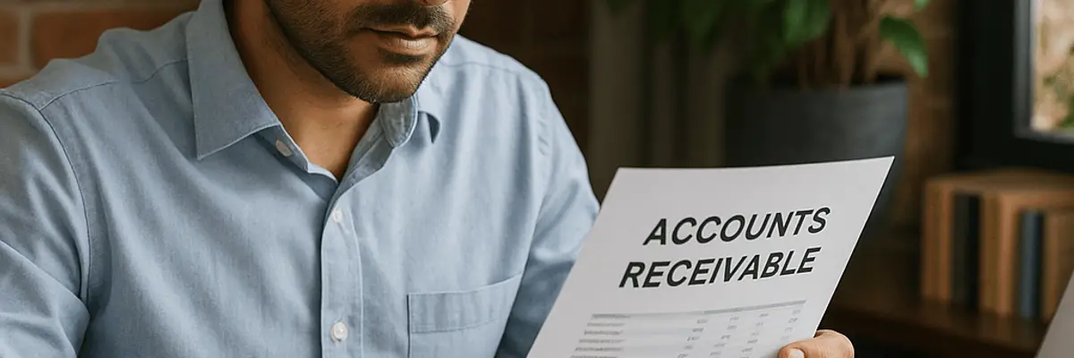 Illustration of accounts receivable management for micro businesses for the accountants in Ahmedabad