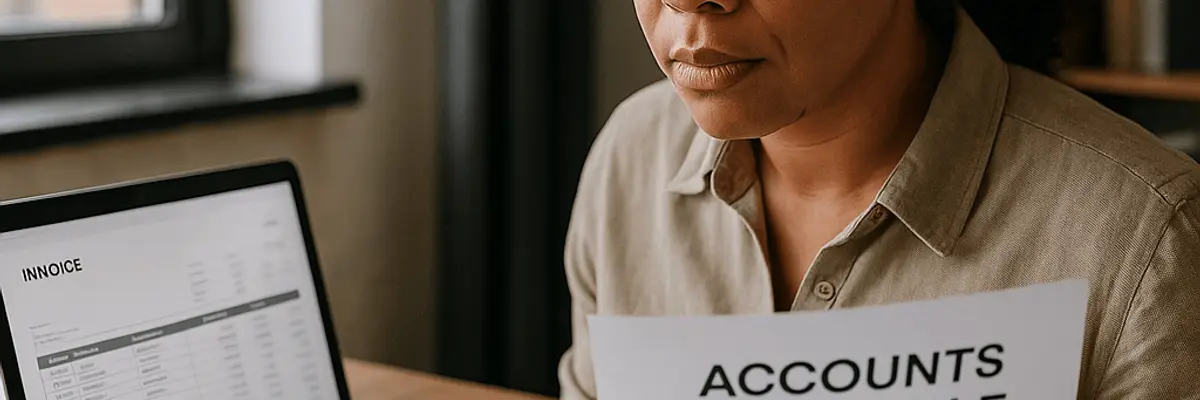 Illustration of accounts receivable management for micro businesses for the founders in Alexandria