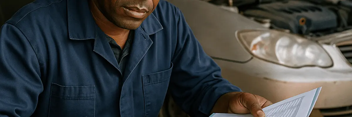 Illustration of accounts receivable management for the automotive sector for micro businesses in Asmara