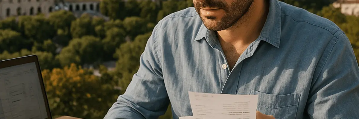 Illustration of accounts receivable management for micro businesses for the founders in Athens