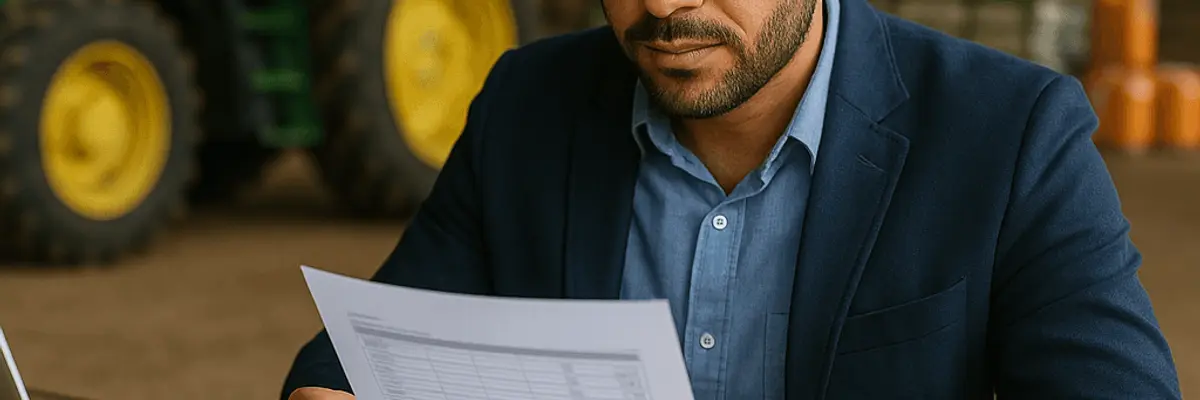 Illustration of accounts receivable management for the agriculture and agribusiness sector for micro businesses in Cairo