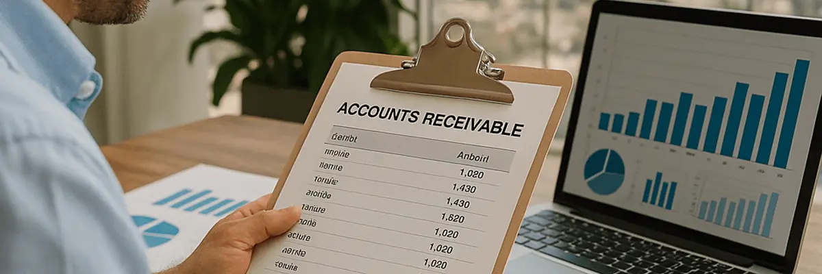 Illustration of accounts receivable management for the biofuel and biomass sector for micro businesses in Dubai