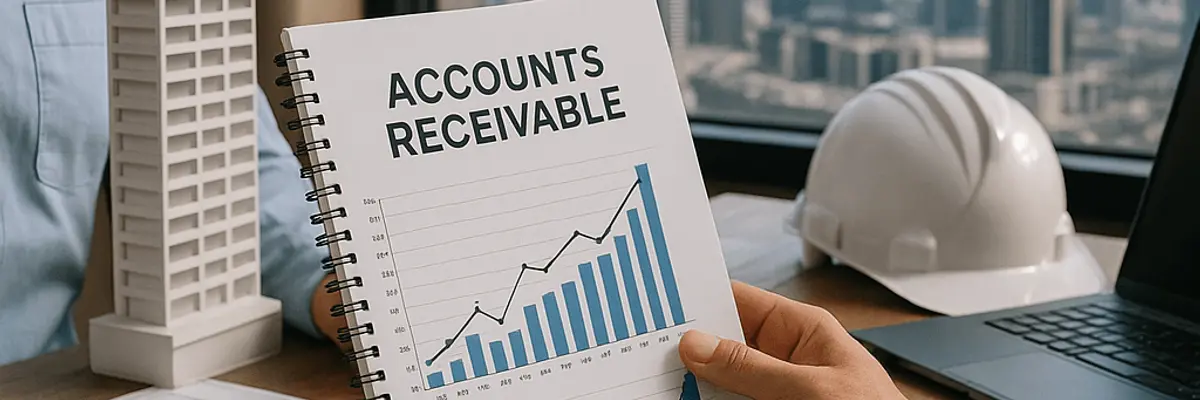 Illustration of accounts receivable management for the architecture firms sector for micro businesses in Dubai