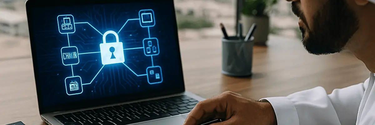 Illustration of accounts receivable management for the blockchain technology sector for micro businesses in Dubai