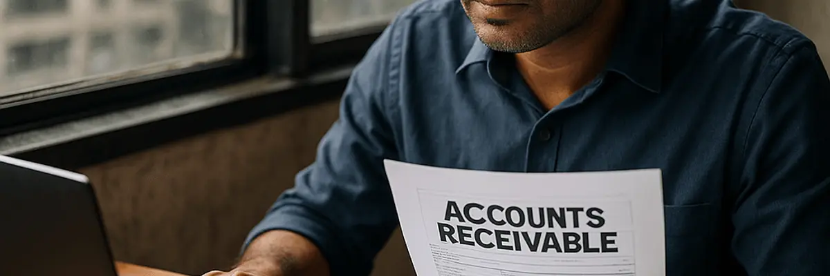Illustration of accounts receivable management for the blockchain technology sector for micro businesses in Mumbai