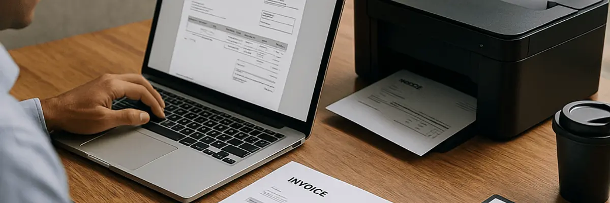 Illustration of accounts receivable management for the automated invoice processing sector for micro businesses in Singapore