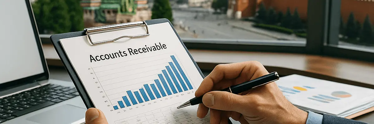 Illustration of accounts receivable management in Moscow