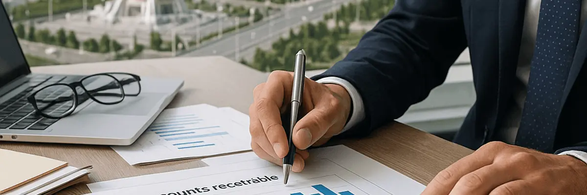Illustration of accounts receivable management for scale up in Ashgabat